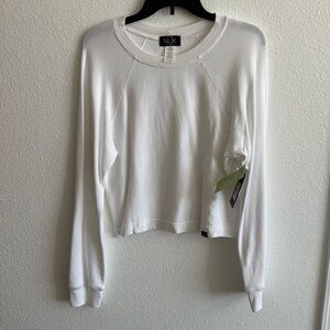 NUX White Sweatshirt
